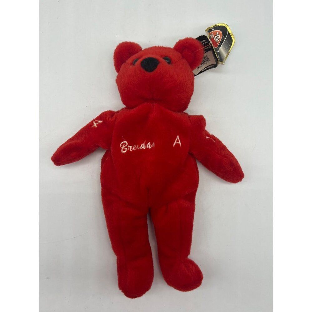 Salvino’s Bammers Bear Brendan Shanahan Red Wing # 14 9" Bean Bag